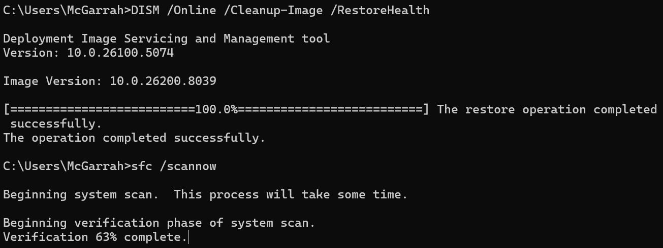 Windows Update Error 0x80070490